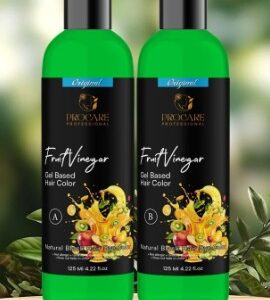 Private Label Fruit Vinegar Gel Based Hair Color 125ml pack Of 2