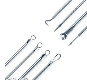 Private Label TRADERS SB Blackhead Remover Needle Pimple Blemish Extractor Remover Blackhead set of 4 piece