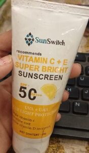 Private Lable Super Bright Sunscreen 60 g All Skin Types