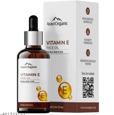 Aravi Organic Vitamin E Face Oil 30ml