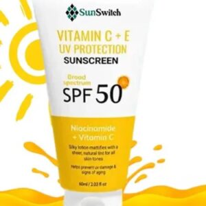 SUNSWITCH Sunscreen SPF 50 PA Vitamin C E Super Bright Sunscreen SPF 50 P 60 G pack of 1