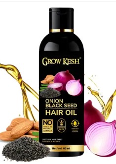 Grow Kesh Onion Black Seed Hair Oil 60ml