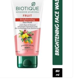 Biotique Fruit Brightening Face Wash 100percent Pure Natural 150ml