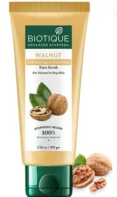 BIOTIQUE Walnut Exfoliating Polishing Face Scrub100ml