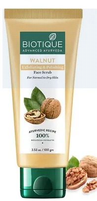 BIOTIQUE Walnut Exfoliating Polishing Face Scrub 100g
