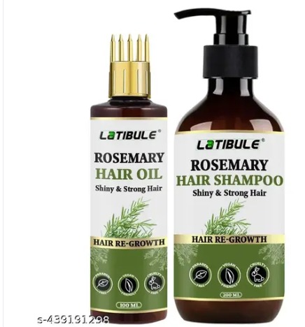 Latibule Rose Mary Shampoo for Straighter Shinier Hair 200ml