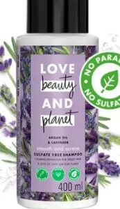 Private Label Love Beauty And Planet Argan Oil and Lavender Sulfate Free Smooth and Serene Shampoo 400 ml