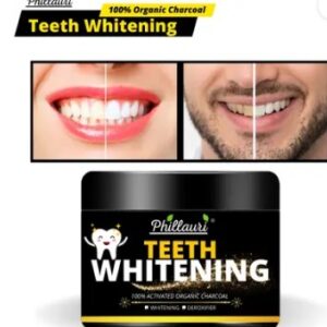 Private Label Phillauri Teeth Whitening Powder To Removes Bad Breath Fights Germs For Women and Men 50 g