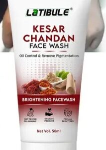 Private Label Latibule Kesar Chandan Face Wash Skin Lightening 50ml