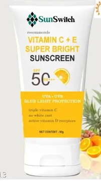 Private Label Sunscreen Super Bright Sunscreen 60g