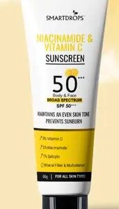 Smartdrops Sunscreen Niacinamide and Vitamin C 60g