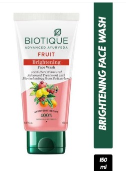 Biotique Fruit Brightening Face Wash Pure Natural 150ml