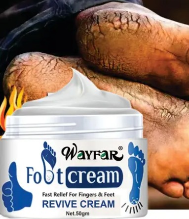 WaYFaR Foot Crack Cream For Dry Cracked Heels and Feet 50gm Pack of 1