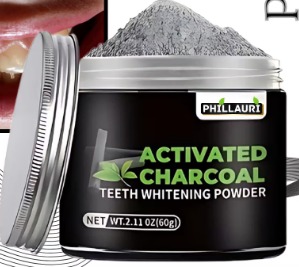 Phillauri Activated Charcoal Teeth Whitening Powder 60gm