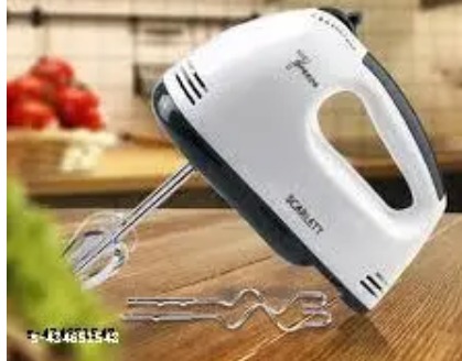 Private Label Scarlett Electric 7 Speed Hand Mixer with Stainless Blender