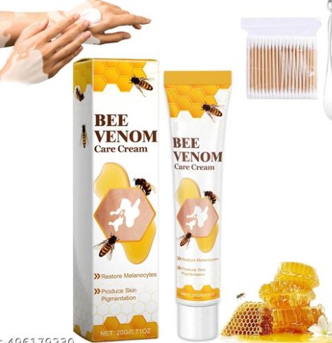VitiGO Revitalizing Bee Venom Cream Pack of 1 Effective Solution for Vitiligo White Spots Skin Revitalization 50g