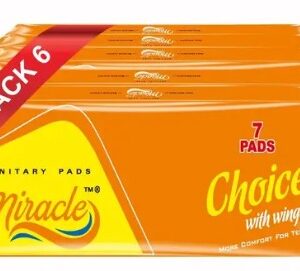 Private Lable Miracle Choice 240mm Large Straight Napkins with Wings 7 pcs Pack of 6