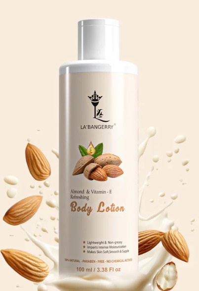 Private lable Almond and Vitamin E body lotion 100 ml