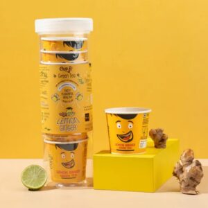 Cup Jif Lemon Ginger Green Tea Pack Of 10 Cups
