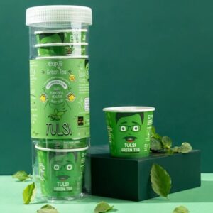 Cup Ji Tulsi Green Tea Pack Of 10 Cups