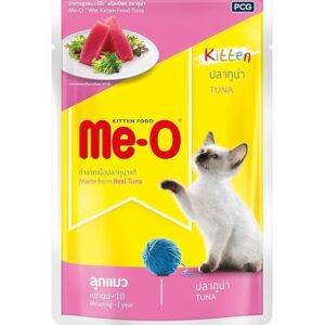 MeO Pouch Kitten Wet Food Tuna In Jelly 80 G Pack Of 6