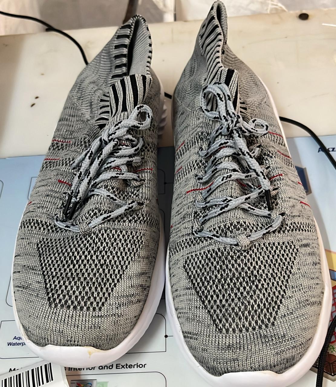 Women Grey Color Shoes Size 8