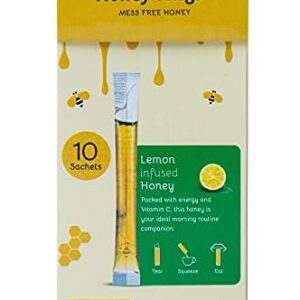 Honey Twigs Natural Lemon Infused Honey 8G Pack Of 10 Sachets