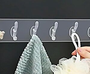 6 In 1 Self Adhesive Heavy Duty Wall Hook Pack Of 2