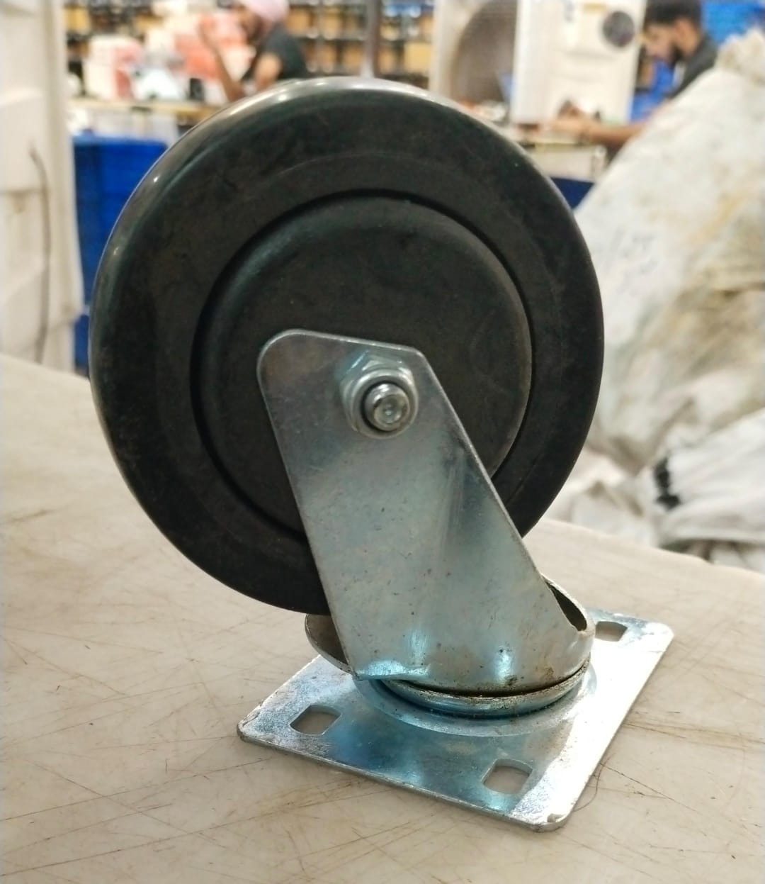 5 Inch Two Swivel And Two Fixed Rubber Wheels