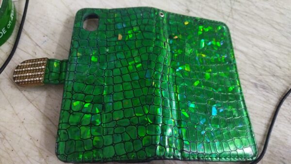Green Color Stylish Phone Back Cover For Oppo A37