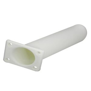 Flush Mount Square Head Rod Holder Legs 30 Degree White Pack Of 4