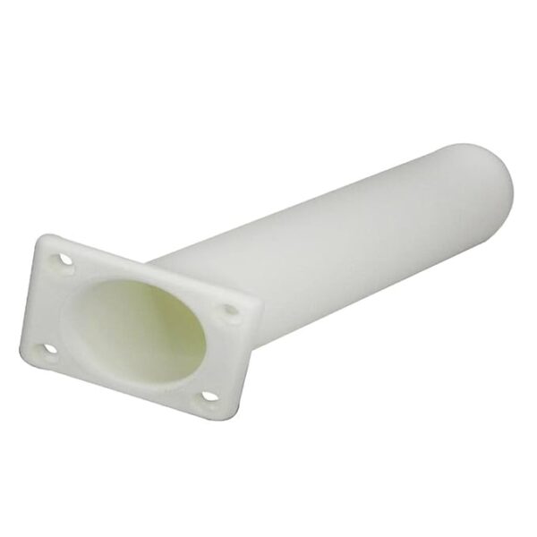 Flush Mount Square Head Rod Holder Legs 30 Degree White Pack Of 4