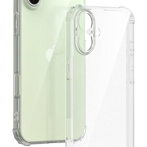 Transparent Clear Back Cover Case For Iphone 16