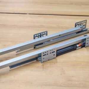 Self Closing Silver 16 Inch Mild Steel Kitchen Drawer Tandem Box Full Extension