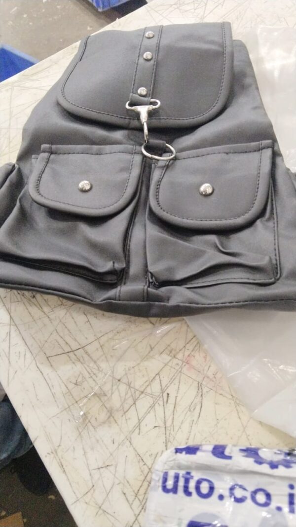 Black Color Bag Backpack For Unisex