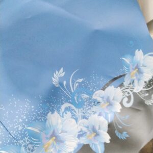 Blue And Black Color Fridge Printed Set Of 4