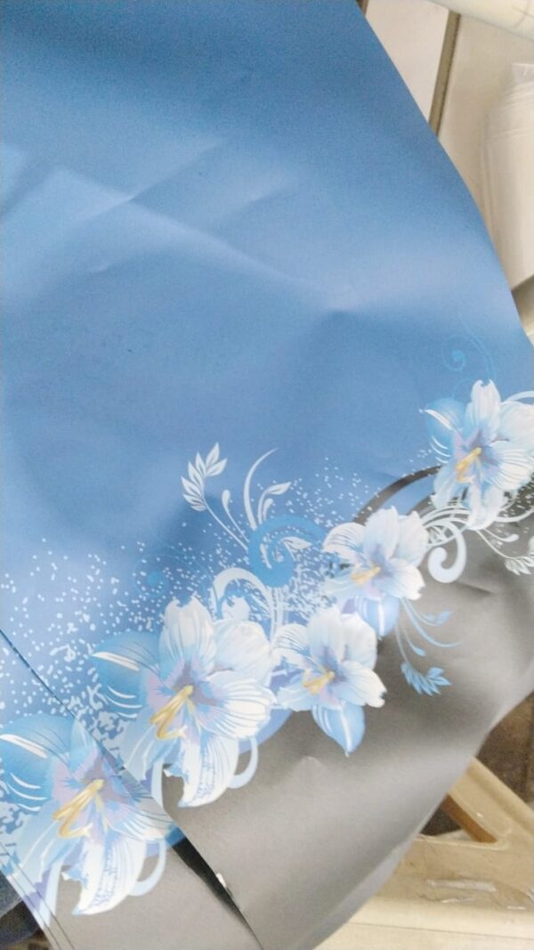 Blue And Black Color Fridge Printed Set Of 4