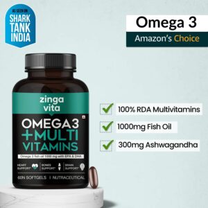 Zingavita Omega 3 With Multivitamins 60N