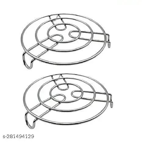 Stainless Steel Heavy Hot Pot Stand Cooker Stand Pack Of 6