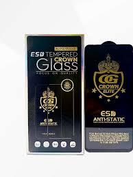 Crown Glass Elite Esd Tempered Glass Pack Of 10 For Vivo Y300