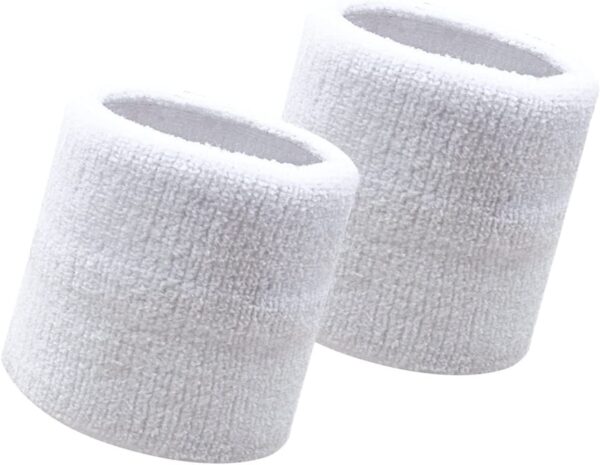 Care N Touch One Pair Of White Color Sweatband