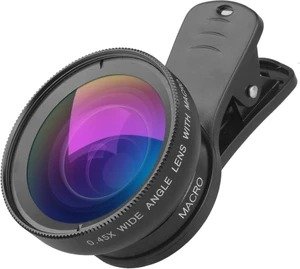 0Point45X Professional Mobile Wide Angle Plus Macro Camera Lens Kit Mobile Phone Lens