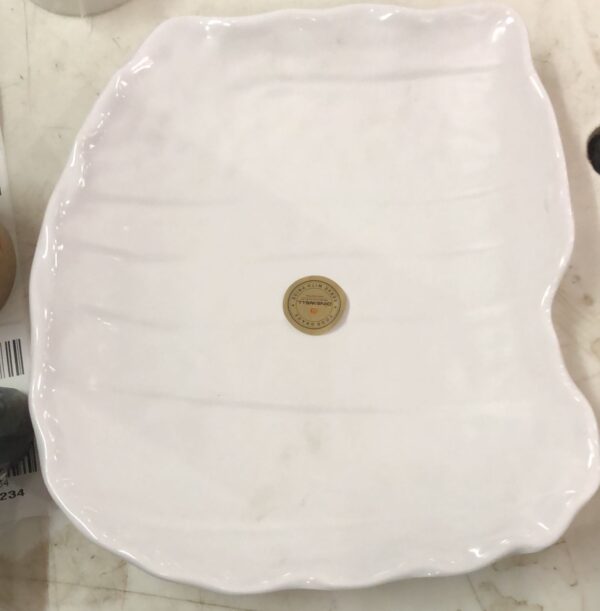 Dinwell Glance Platter Big Dwmp 016 White