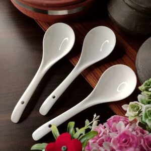 Ceramic Rice Serving Spoons Set Of 3