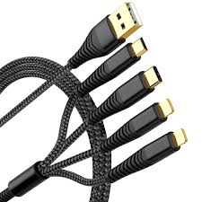 Multi Charging Cable 3A Multi Charger Cable Nylon Braided Universal