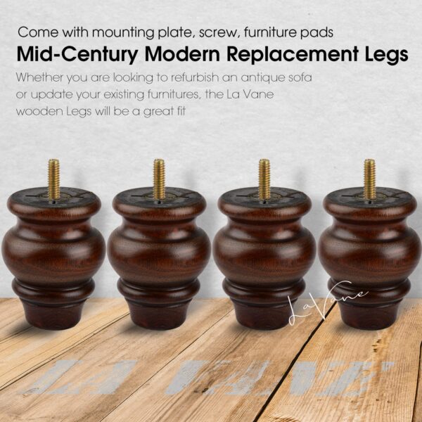 Wooden Sofa Leg Furniture Sofa Chair Leg Set Of 4