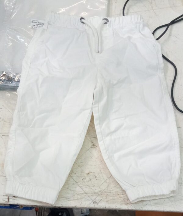 White Trouser For Kids Size 9 To 12 Months