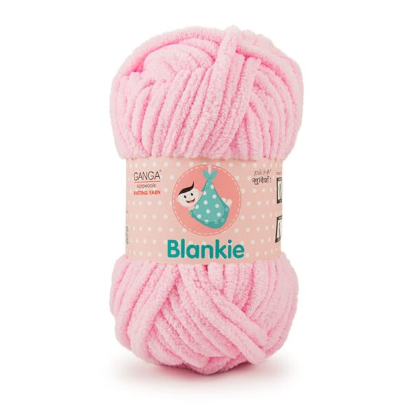 Ganga Acrowools Polyester Blanket Is A Super Soft Chenille YarnPoint Oeko Tex Class 1 Certified 100G Pink Pack Of 2