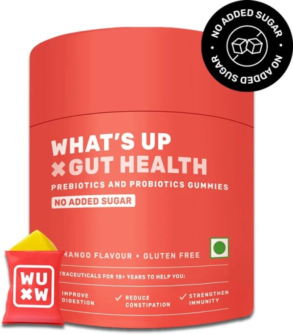 WhatS Up Gut Health No Added Sugar 30N Gummies