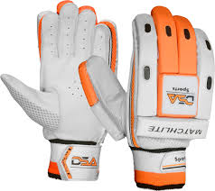 Sports Matchlite Orange White Batting Gloves